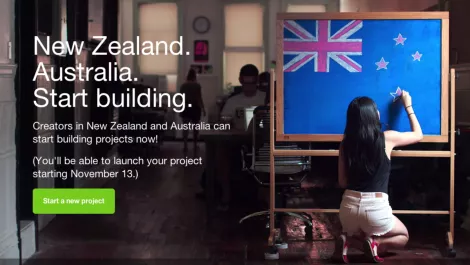Kickstarter sets NZ launch date