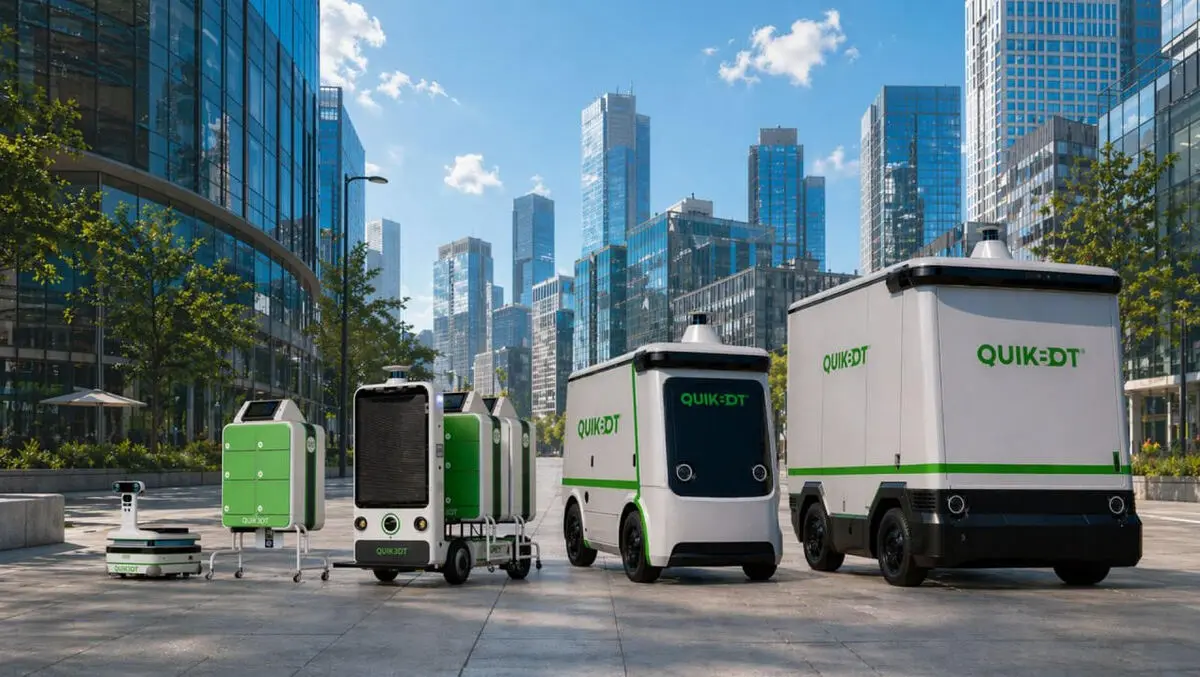 Neolix & QuikBot team up on Singapore delivery test